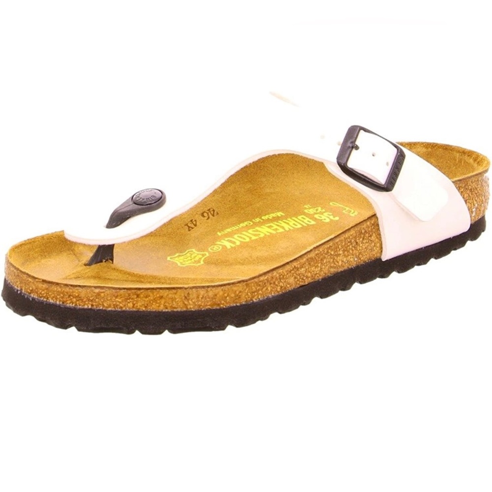 Birkenstock Women's Gizeh Birko-Flor Sandal, 37/6.5 -Used